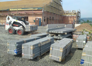 Montage Betonzaunmontage
